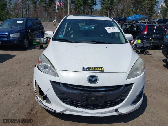 2013 Mazda Mazda5 Grand Touring with VIN JM1CW2DL7D0157980, listed as a IAAI auction lot 42114014 with 201,562 mi miles. Bid and sale history available at carsss.com. Image 12.