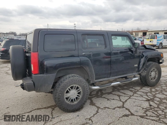 2007 Hummer H3 SUV with VIN 5GTDN13E778127042, listed as a Copart auction lot 83045194 with 269,154 mi miles and Salvage Title. Bid and sale history available at DreamBid. Image 3.