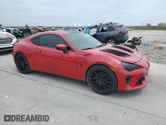 2017 Toyota 86 with VIN JF1ZNAA19H8706103, listed as a Copart auction lot 54619885 with Not provided miles and Salvage title. Bid and sale history available at DreamBid. Image 4.