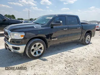 2020 Ram 1500 Lone Star with VIN 1C6RREFT5LN237934, listed as a Copart auction lot 58246925 with 107,662 mi miles and Clean title. Bid and sale history available at DreamBid. Image 1.