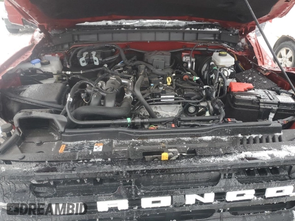 2023 Ford Bronco with VIN 1FMDE5BH3PLB67461, listed as a Copart auction lot 86357644 with 6,613 mi miles and Salvage title. Bid and sale history available at DreamBid. Image 12.