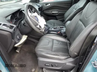 2013 Ford Escape Titanium with VIN 1FMCU9J98DUC09743, listed as a Copart auction lot 61308315 with 146,243 mi miles and Salvage title. Bid and sale history available at DreamBid. Image 7.