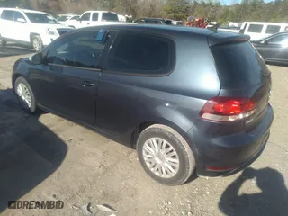 2013 Volkswagen Golf w/Conv & Sunroof with VIN WVWBB7AJ3DW005005, listed as a IAAI auction lot 41215029 with 132,922 mi miles. Bid and sale history available at carsss.com. Image 3.