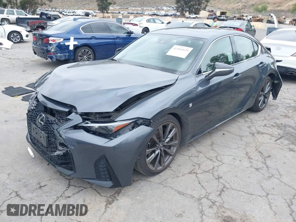 2021 Lexus IS 350 F Sport with VIN JTHGZ1B28M5044280, listed as a IAAI auction lot 42202029 with 49,048 mi miles and . Bid and sale history available at DreamBid. Image 2.
