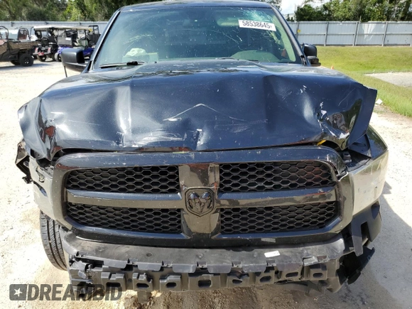 2016 Ram 1500 Express with VIN 1C6RR6FG0GS404586, listed as a Copart auction lot 58538645 with 161,655 mi miles and Salvage title. Bid and sale history available at DreamBid. Image 11.