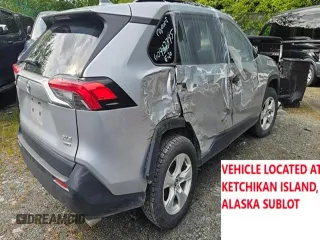 2021 Toyota RAV4 XLE with VIN 2T3P1RFV7MW161787, listed as a Copart auction lot 60937395 with 91,377 mi miles and Salvage title. Bid and sale history available at DreamBid. Image 3.