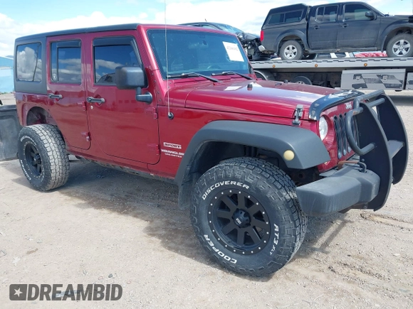 2012 Jeep Wrangler Unlimited Sport z VIN 1C4BJWDG8CL258625, wystawiony jako IAAI lot #42266102 z przebiegiem 58 594 mil mil oraz . Historia ofert i sprzedaży dostępna na DreamBid. Obrazek 1.