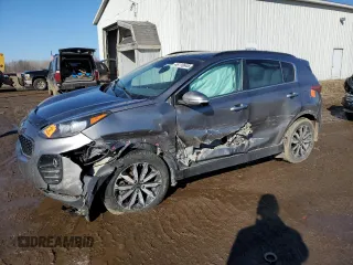 2019 Kia Sportage EX z VIN KNDPNCAC9K7529001, wystawiony jako Copart lot #46110645 z przebiegiem 50 459 mil mil oraz Szkoda całkowita • Salvage title. Historia ofert i sprzedaży dostępna na DreamBid. Obrazek 1.