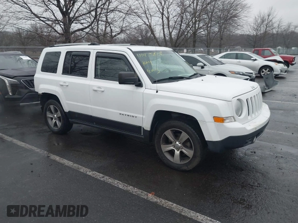 2017 Jeep Patriot High Altitude with VIN 1C4NJRFB8HD195995, listed as a IAAI auction lot 41475686 with 95,414 mi miles. Bid and sale history available at carsss.com. Image 1.