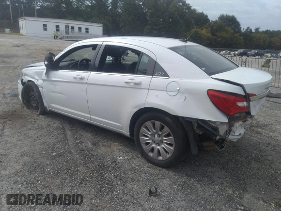 2013 Chrysler 200 LX with VIN 1C3CCBAB9DN691817, listed as a IAAI auction lot 40288818 with 239,403 mi miles. Bid and sale history available at carsss.com. Image 3.