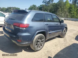 2021 Jeep Grand Cherokee Limited with VIN 1C4RJFBG8MC622769, listed as a Copart auction lot 52871835 with 56,835 mi miles and Salvage Title. Bid and sale history available at carsss.com. Image 3.