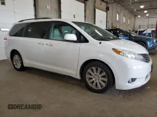 2013 Toyota Sienna XLE with VIN 5TDDK3DC9DS070424, listed as a Copart auction lot 61406715 with 193,583 mi miles and Salvage title. Bid and sale history available at DreamBid. Image 4.