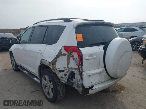 2007 Toyota RAV4 Sport with VIN JTMZD32V575059290, listed as a IAAI auction lot 41711738 with 260,346 mi miles. Bid and sale history available at carsss.com. Image 3.