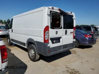 2018 Ram ProMaster Cargo with VIN 3C6TRVAGXJE105060, listed as a Copart auction lot 52821724 with 100,477 mi miles and Salvage Title. Bid and sale history available at DreamBid. Image 2.