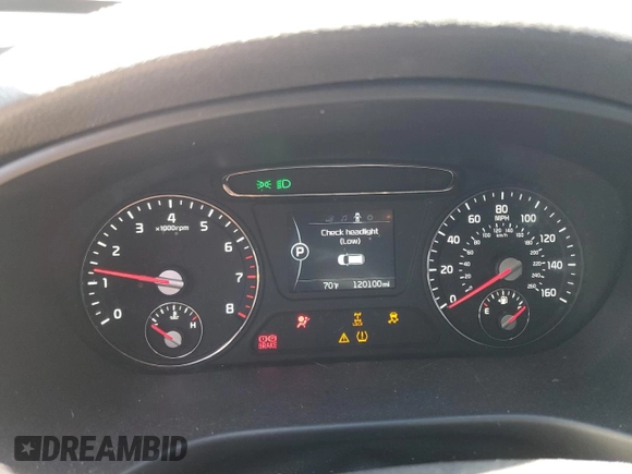 2017 Kia Sorento LX with VIN 5XYPGDA32HG193056, listed as a Copart auction lot 45676215 with 120,100 mi miles and Salvage Title. Bid and sale history available at carsss.com. Image 9.