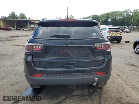 2019 Jeep Compass Sport with VIN 3C4NJDAB4KT683191, listed as a Copart auction lot 58890005 with 181,241 mi miles and Salvage title. Bid and sale history available at DreamBid. Image 6.