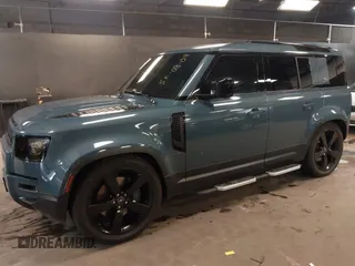 2020 Land Rover Defender HSE with VIN SALE97EUXL2011086, listed as a IAAI auction lot 40110059 with 44,472 mi miles and . Bid and sale history available at DreamBid. Image 2.