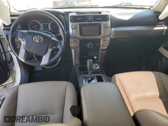 2018 Toyota 4Runner SR5 with VIN JTEBU5JR6J5497210, listed as a Copart auction lot 49704195 with 124,508 mi miles and Salvage Title. Bid and sale history available at DreamBid. Image 8.