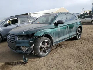 2020 Audi SQ5 Prestige with VIN WA1C4AFY4L2028472, listed as a Copart auction lot 87505895 with 47,997 mi miles and Salvage Title. Bid and sale history available at carsss.com. Image 1.