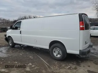 2017 Chevrolet Express Cargo Van with VIN 1GCWGBFF2H1336512, listed as a Copart auction lot 88710335 with 266,562 mi miles and Salvage Title. Bid and sale history available at carsss.com. Image 2.