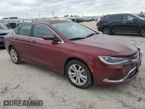2015 Chrysler 200 Limited with VIN 1C3CCCAB1FN671313, listed as a Copart auction lot 53088965 with 154,170 mi miles and Clean Title. Bid and sale history available at carsss.com. Image 4.