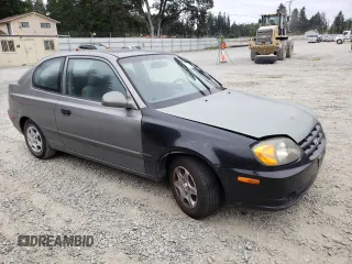 2004 Hyundai Accent GL with VIN KMHCG35C44U299645, listed as a Copart auction lot 63728174 with 159,604 mi miles and Clean Title. Bid and sale history available at carsss.com. Image 4.