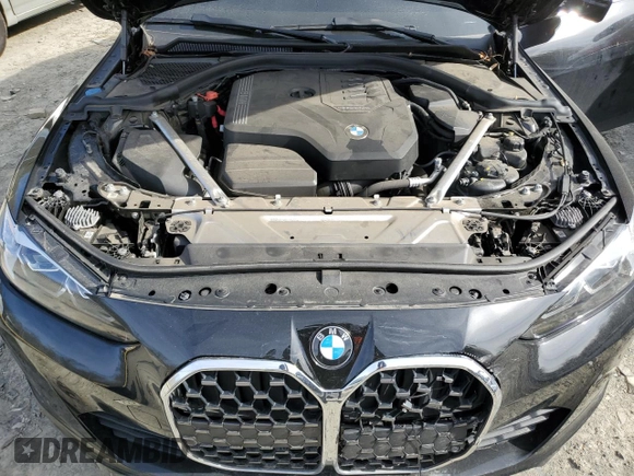 2024 BMW 4 Series 430i xDrive with VIN WBA73AV01RFP69182, listed as a Copart auction lot 48381225 with 42,193 mi miles and Salvage title. Bid and sale history available at DreamBid. Image 11.
