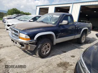 2001 Dodge Dakota with VIN 1B7GG26X21S116431, listed as a Copart auction lot 74329054 with 144,055 mi miles and Salvage Title. Bid and sale history available at carsss.com. Image 1.