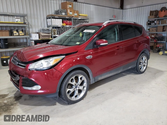 2016 Ford Escape Titanium with VIN 1FMCU9J92GUB31948, listed as a Copart auction lot 44810705 with 179,350 mi miles and Salvage Title. Bid and sale history available at DreamBid. Image 1.