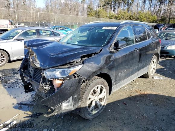2020 Chevrolet Equinox LT with VIN 2GNAXVEX5L6239355, listed as a Copart auction lot 47107705 with 150,492 mi miles and Salvage Title. Bid and sale history available at carsss.com. Image 1.