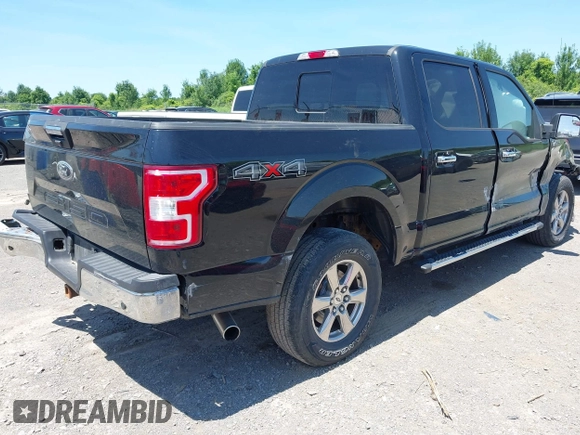 2018 Ford F-150 XL with VIN 1FTEW1E52JFB61592, listed as a IAAI auction lot 42682384 with 51,929 mi miles and . Bid and sale history available at DreamBid. Image 4.