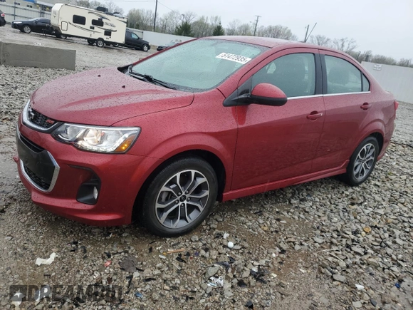2019 Chevrolet Sonic LT z VIN 1G1JD5SB7K4137199, wystawiony jako Copart lot #51472935 z przebiegiem 25 142 mil mil oraz Szkoda całkowita • Salvage title. Historia ofert i sprzedaży dostępna na DreamBid. Obrazek 1.