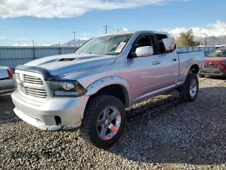 2013 Ram 1500 Sport with VIN 1C6RR7HT7DS509296, listed as a Copart auction lot 77390404 with 107,276 mi miles and Salvage title. Bid and sale history available at DreamBid. Image 1.