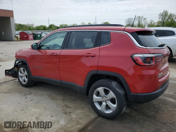 2019 Jeep Compass Latitude with VIN 3C4NJDBB3KT815436, listed as a Copart auction lot 56023625 with 86,529 mi miles and Salvage title. Bid and sale history available at DreamBid. Image 2.
