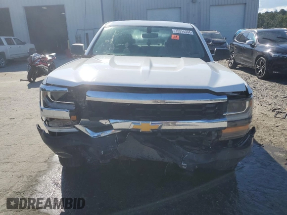 2016 Chevrolet Silverado 1500 Work Truck with VIN 3GCPCNEH7GG220968, listed as a Copart auction lot 72214334 with Not Provided miles and Salvage Title. Bid and sale history available at DreamBid. Image 5.