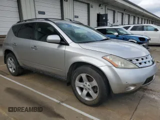 2003 Nissan Murano SL with VIN JN8AZ08W03W219842, listed as a Copart auction lot 55554015 with 137,209 mi miles and Clean Title. Bid and sale history available at DreamBid. Image 4.