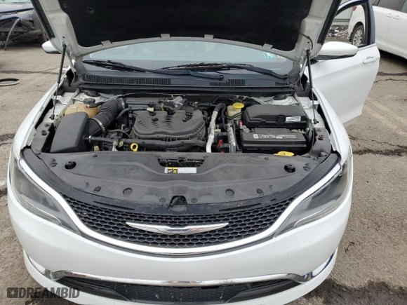 2015 Chrysler 200 C with VIN 1C3CCCEG3FN530670, listed as a Copart auction lot 44214105 with 142,326 mi miles and Salvage Title. Bid and sale history available at carsss.com. Image 13.