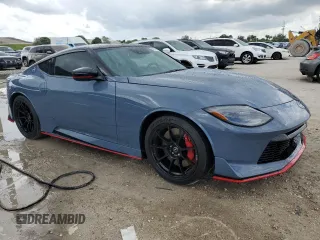 2024 Nissan Z Nismo with VIN JN1BZ4CH0RM360854, listed as a Copart auction lot 55534695 with 24,588 mi miles and Salvage Title. Bid and sale history available at DreamBid. Image 4.