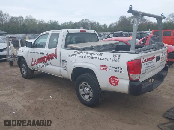 2017 Toyota Tacoma SR with VIN 5TFSX5EN8HX050735, listed as a IAAI auction lot 42156396 with 258,227 mi miles and . Bid and sale history available at DreamBid. Image 3.