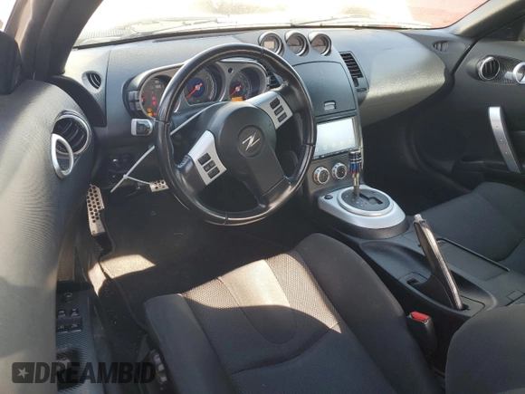 2007 Nissan 350Z Touring with VIN JN1BZ34D37M500690, listed as a Copart auction lot 53740525 with 107,393 mi miles and Salvage Title. Bid and sale history available at carsss.com. Image 8.