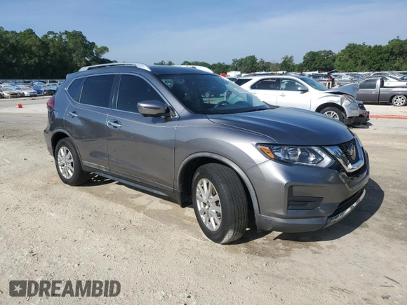 2018 Nissan Rogue SV with VIN KNMAT2MT7JP580223, listed as a Copart auction lot 53661485 with 64,519 mi miles and Salvage Title. Bid and sale history available at carsss.com. Image 4.