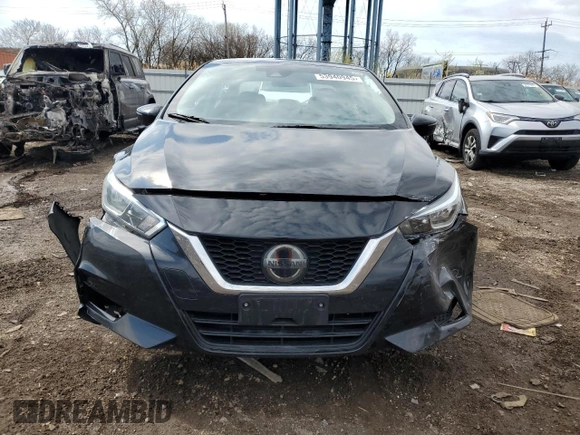 2021 Nissan Versa SV with VIN 3N1CN8EV2ML840343, listed as a Copart auction lot 53940945 with 76,144 mi miles and Salvage title. Bid and sale history available at DreamBid. Image 5.