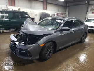 2020 Honda Civic EX-L z VIN SHHFK7H80LU215275, wystawiony jako Copart lot #51633075 z przebiegiem 38 590 mil mil oraz Szkoda całkowita • Salvage title. Historia ofert i sprzedaży dostępna na DreamBid. Obrazek 1.