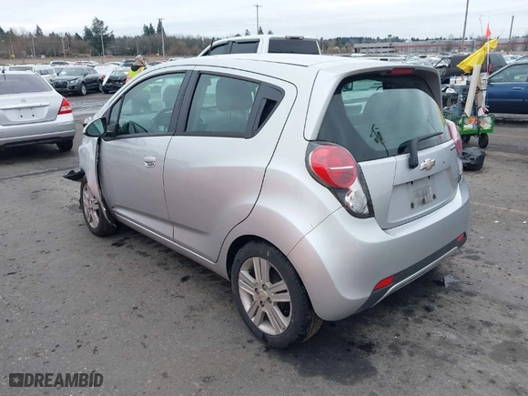 2014 Chevrolet Spark LT with VIN KL8CD6S95EC458499, listed as a IAAI auction lot 41614652 with 133,628 mi miles. Bid and sale history available at carsss.com. Image 3.