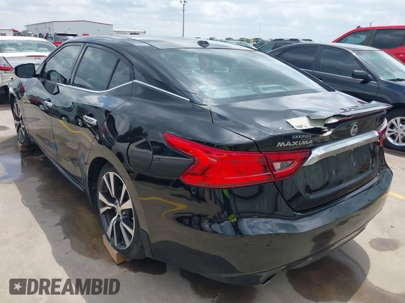 2017 Nissan Maxima SV with VIN 1N4AA6AP2HC401856, listed as a IAAI auction lot 42147308 with 195,992 mi miles and . Bid and sale history available at DreamBid. Image 3.