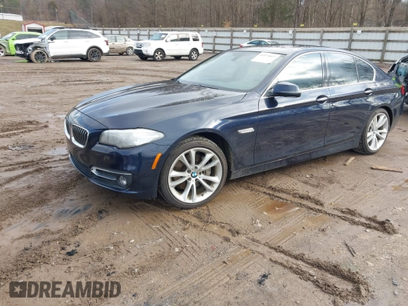 2015 BMW 5 Series 535i with VIN WBA5B1C58FG127959, listed as a IAAI auction lot 41571017 with 122,274 mi miles and . Bid and sale history available at carsss.com. Image 17.