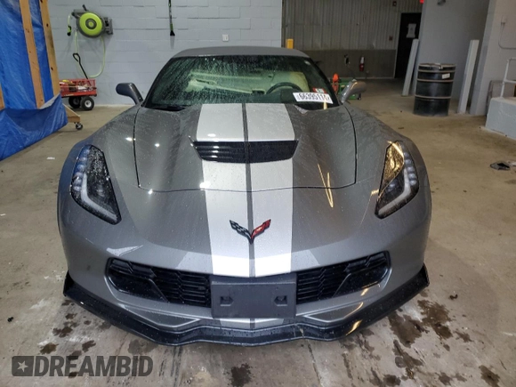 2015 Chevrolet Corvette Z06 3LZ with VIN 1G1YU3D61F5604992, listed as a Copart auction lot 66395114 with 23,555 mi miles and Salvage Title. Bid and sale history available at carsss.com. Image 5.
