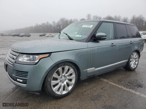 2015 Land Rover Range Rover Supercharged with VIN SALGS2TF3FA197391, listed as a Copart auction lot 51524695 with 152,362 mi miles and Clean Title. Bid and sale history available at carsss.com. Image 1.
