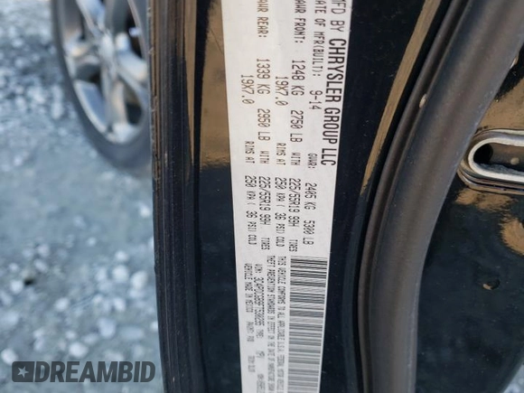 2015 Dodge Journey Crossroad with VIN 3C4PDCGB9FT530295, listed as a Copart auction lot 41378655 with 112,038 mi miles and Salvage Title. Bid and sale history available at DreamBid. Image 14.