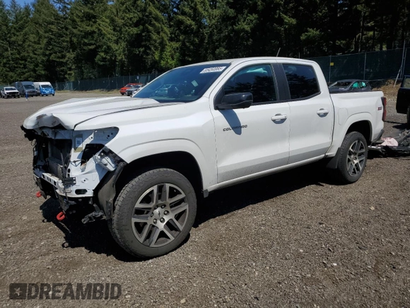 2023 Chevrolet Colorado 4WD Z71 with VIN 1GCPTDEK9P1207739, listed as a Copart auction lot 55450885 with 197 mi miles and Salvage Title. Bid and sale history available at DreamBid. Image 1.